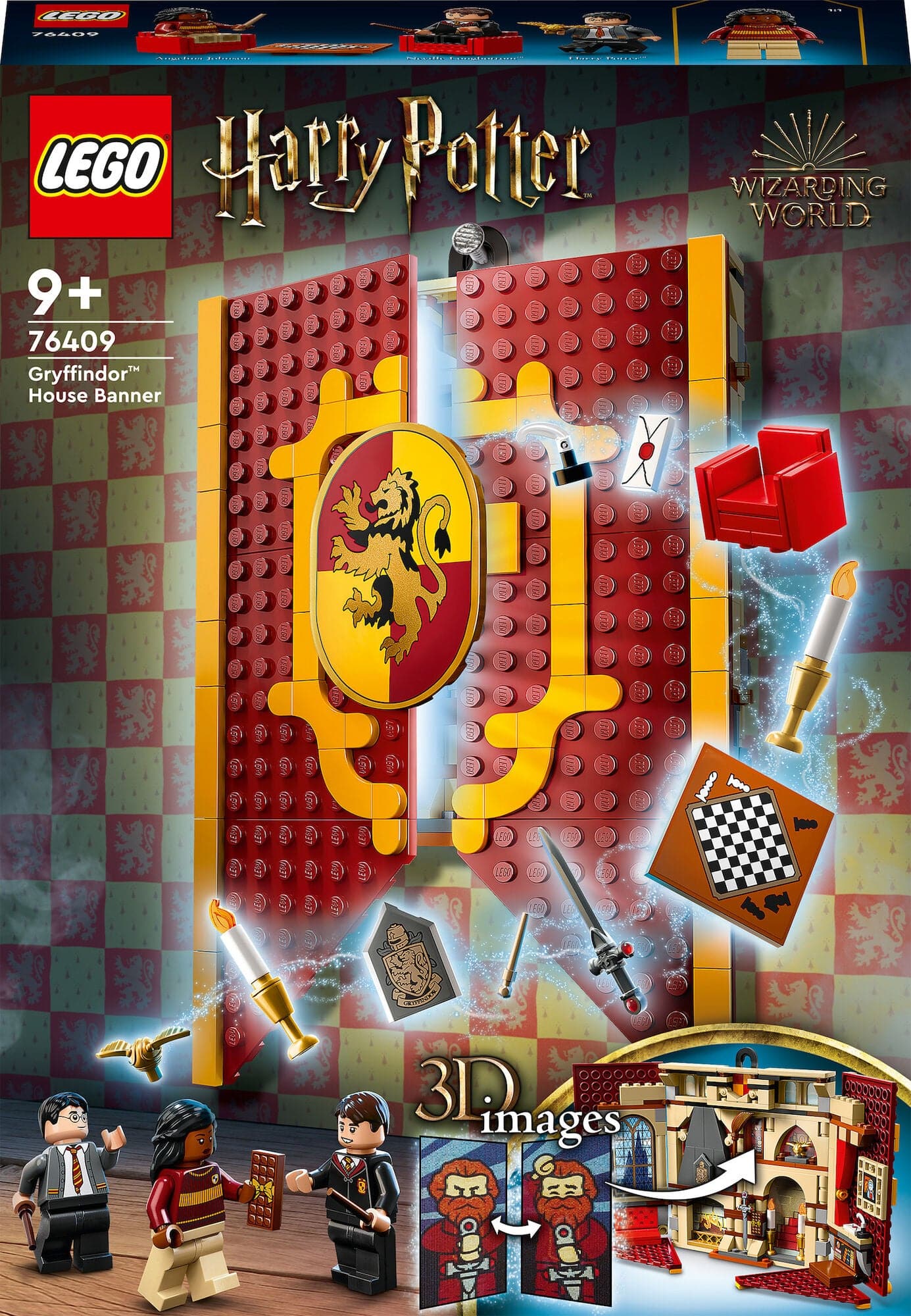 LEGO Harry 76409 Gryffindor-kollegiets banner - Til Børn